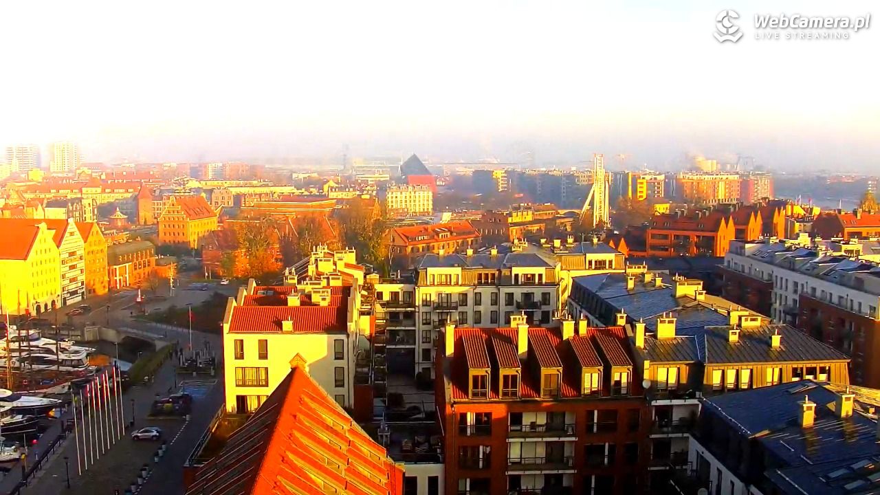 GDAŃSK - widok na Stare Miasto - 08 listopad 2025, 08:26