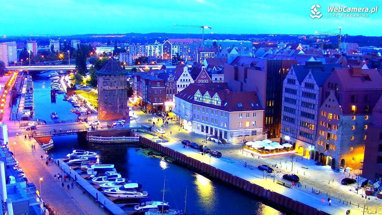 GDAŃSK - widok na Stare Miasto - 03 lipiec 2026, 21:55