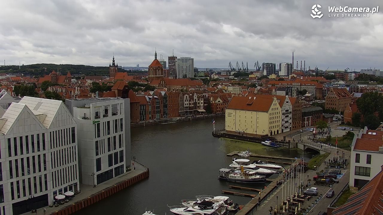 GDAŃSK - widok na Stare Miasto - 21 lipiec 2026, 10:02