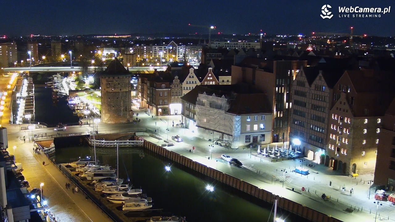 GDAŃSK - widok na Stare Miasto - 30 kwiecień 2026, 21:51