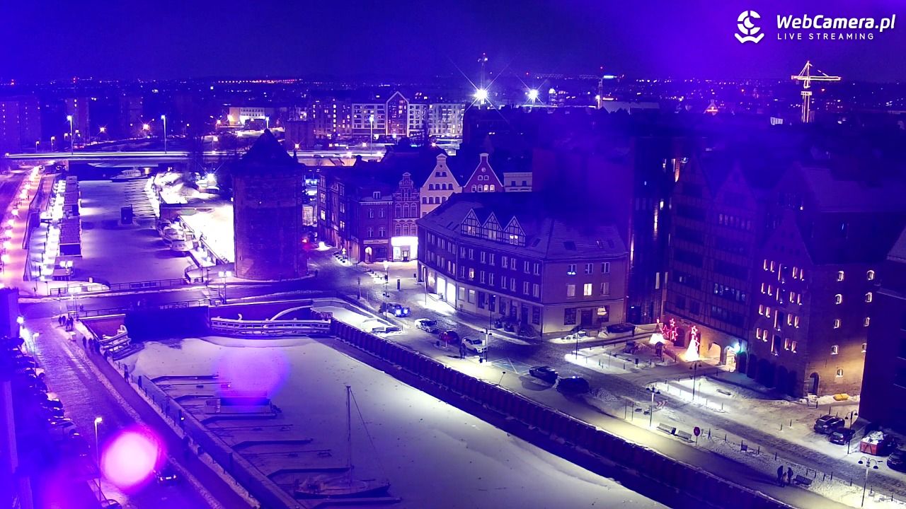 GDAŃSK - widok na Stare Miasto - 30 styczeń 2026, 21:27