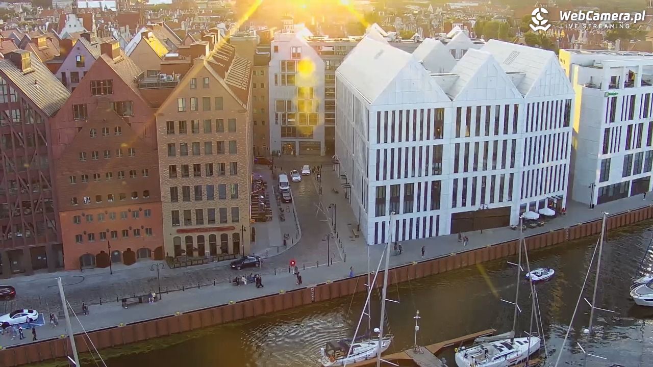 GDAŃSK - widok na Stare Miasto - 23 sierpień 2026, 19:28