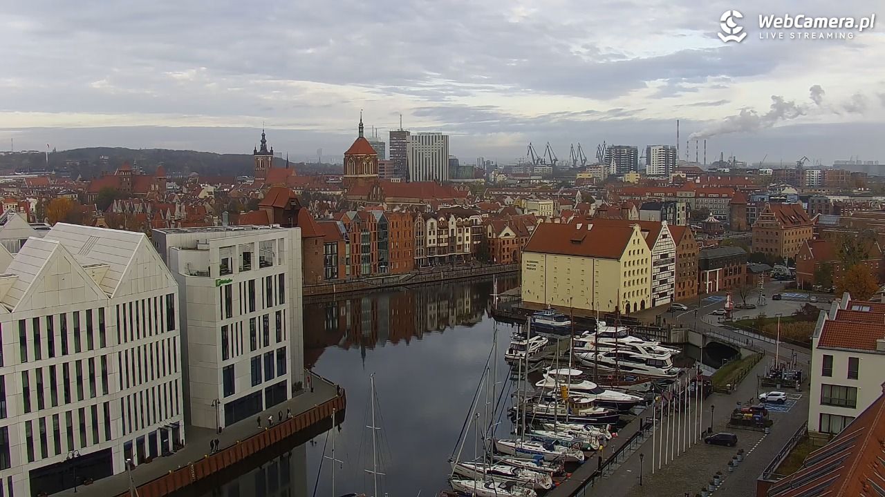 GDAŃSK - widok na Stare Miasto - 11 listopad 2025, 08:26
