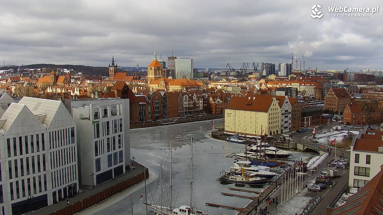 GDAŃSK - widok na Stare Miasto - 24 luty 2026, 11:49