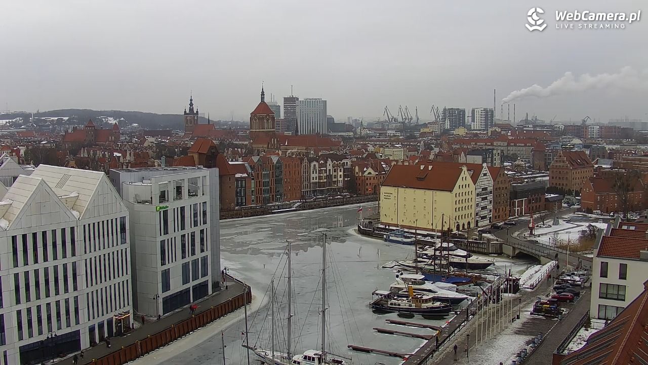GDAŃSK - widok na Stare Miasto - 23 luty 2026, 16:20