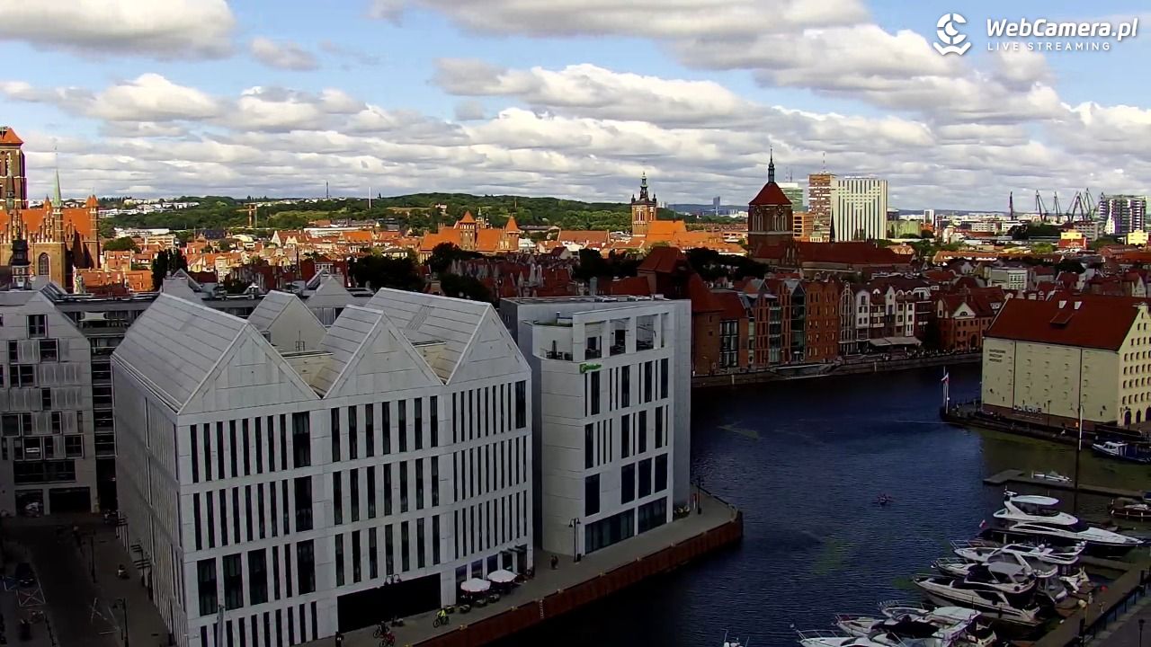 GDAŃSK - widok na Stare Miasto - 09 lipiec 2026, 10:45