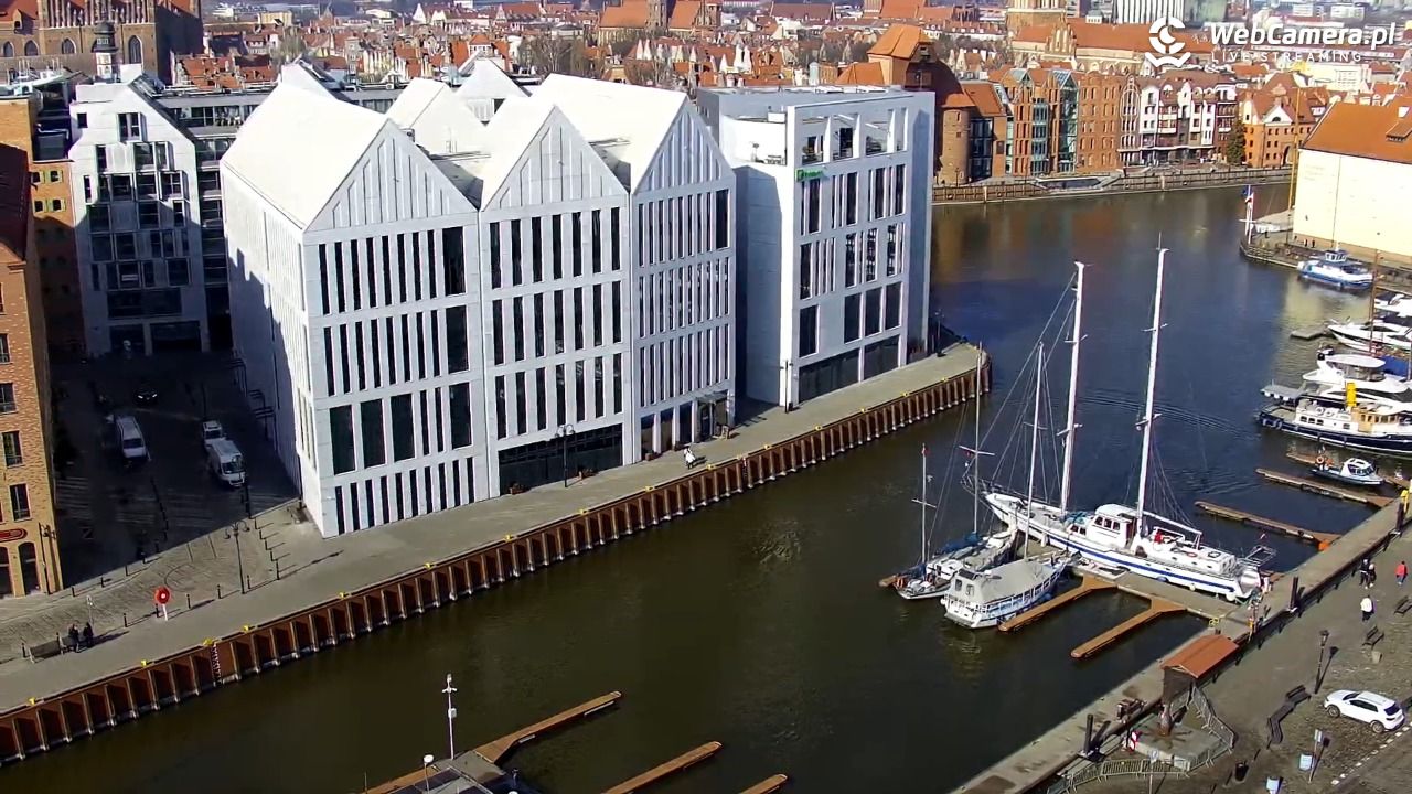 GDAŃSK - widok na Stare Miasto - 10 marzec 2026, 10:39