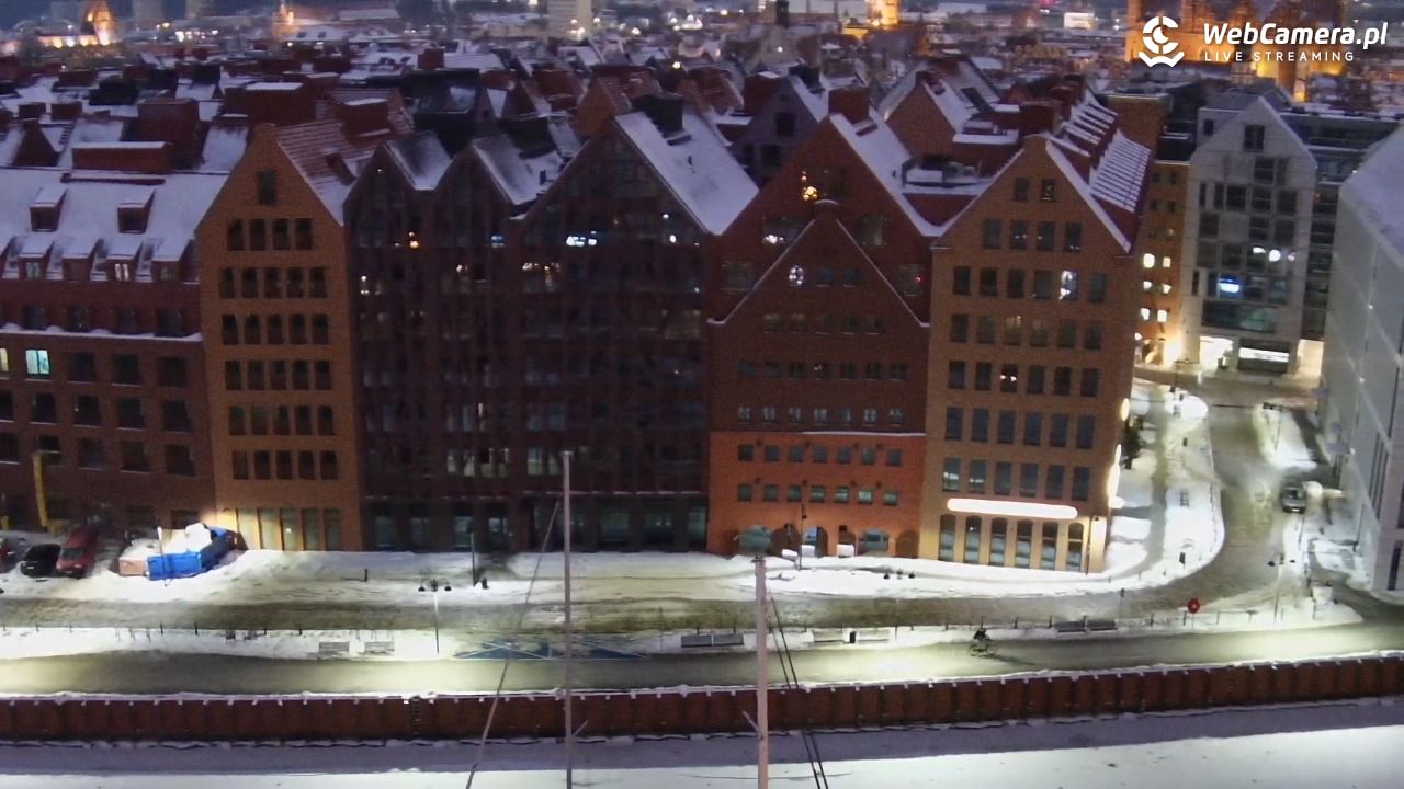 GDAŃSK - widok na Stare Miasto - 29 styczeń 2026, 07:03