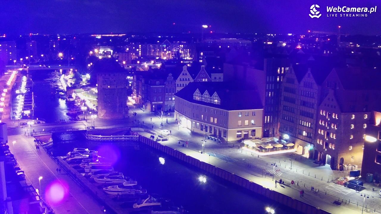 GDAŃSK - widok na Stare Miasto - 20 wresień 2026, 20:51