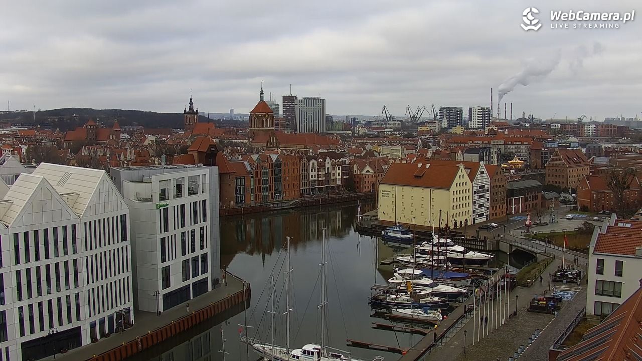 GDAŃSK - widok na Stare Miasto - 20 grudzień 2025, 10:42