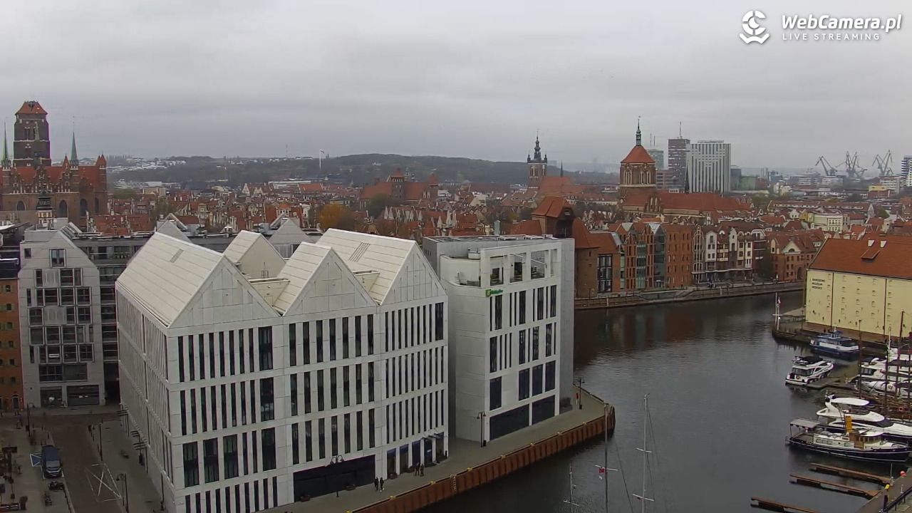 GDAŃSK - widok na Stare Miasto - 12 listopad 2025, 11:23