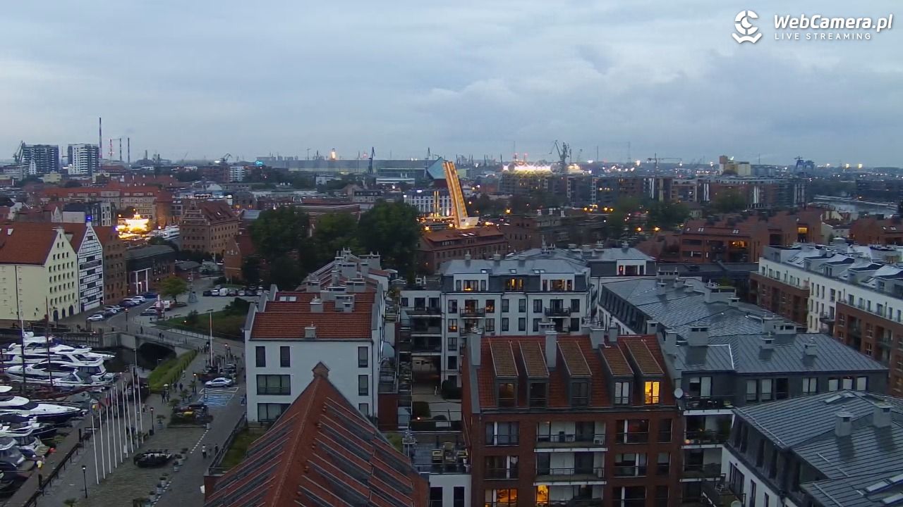 GDAŃSK - widok na Stare Miasto - 14 wresień 2025, 19:13