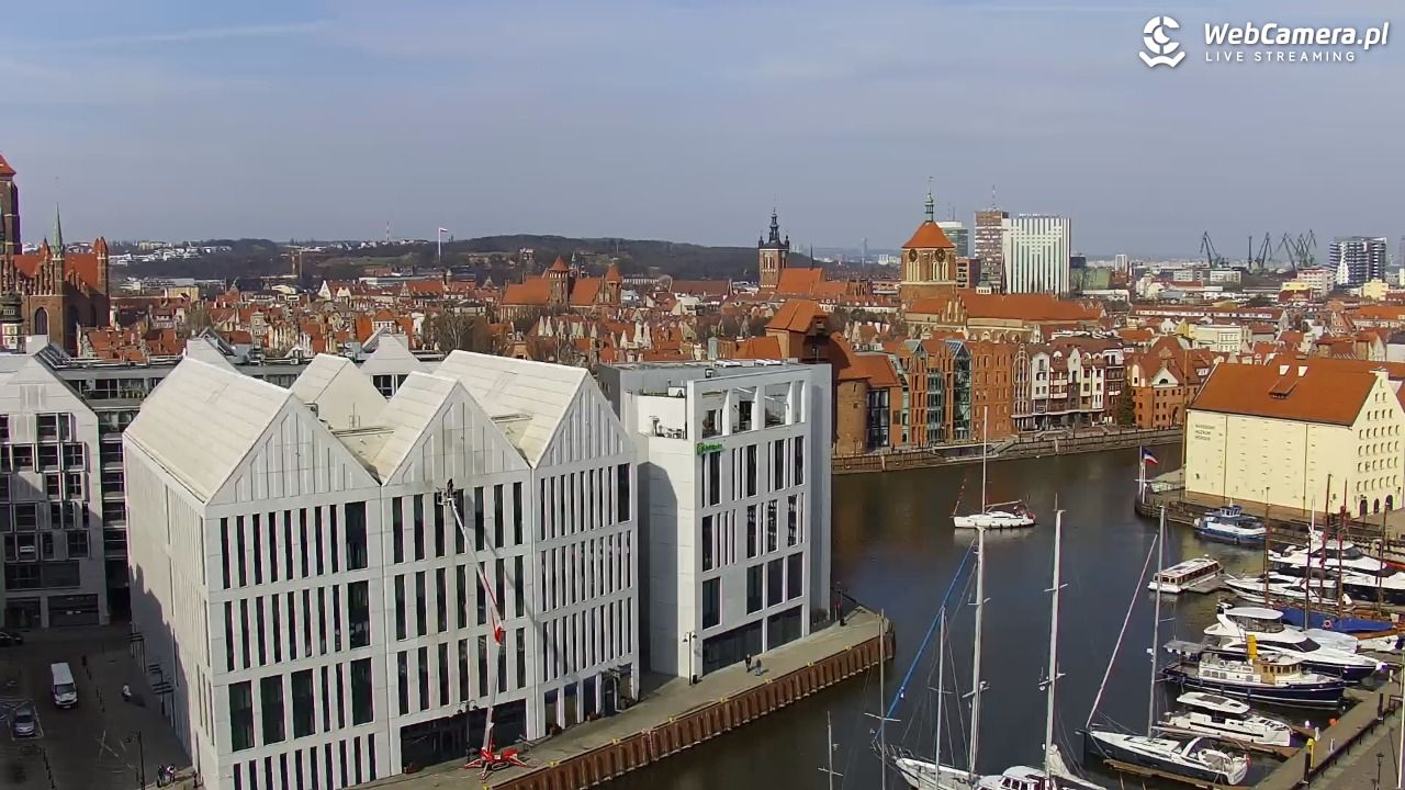 GDAŃSK - widok na Stare Miasto - 24 marzec 2026, 10:26