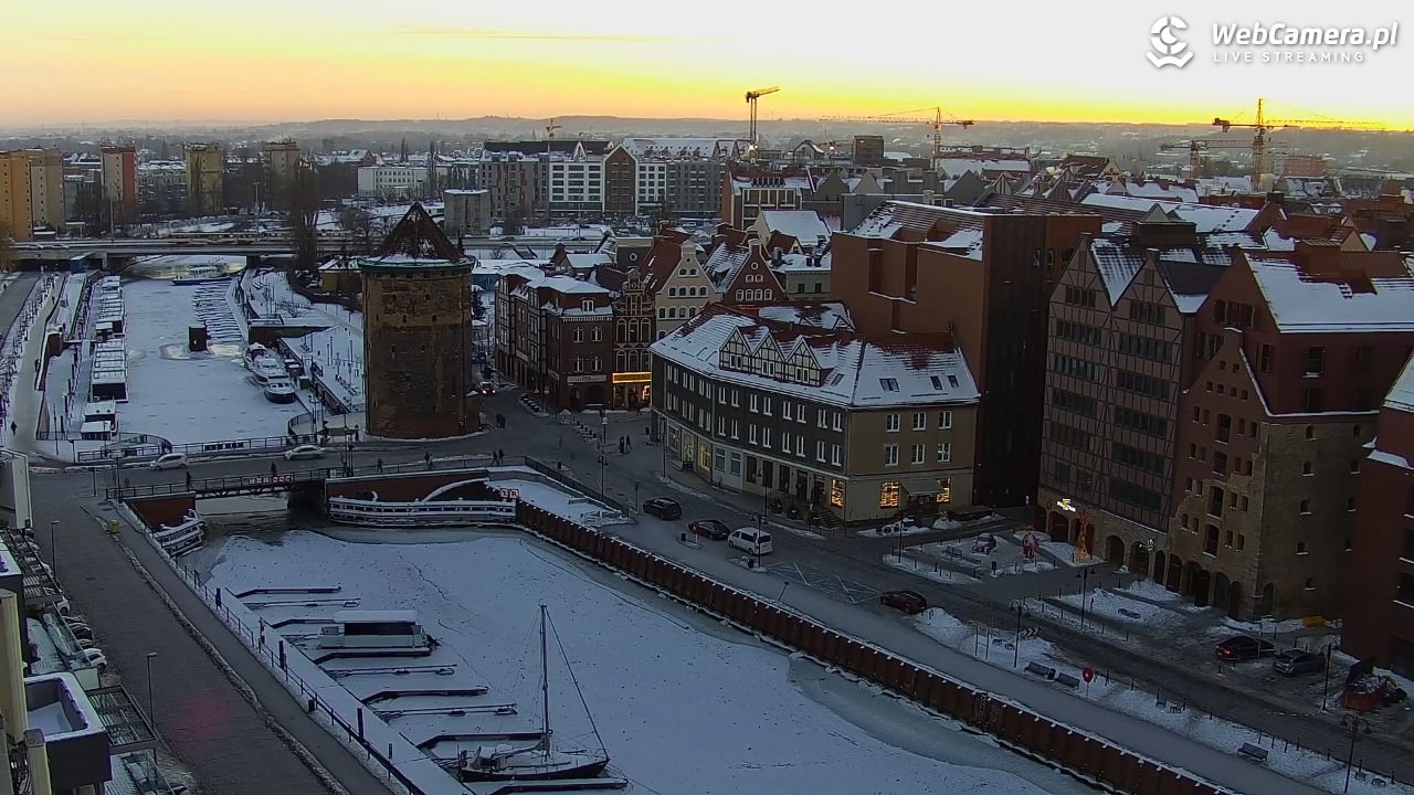 GDAŃSK - widok na Stare Miasto - 02 luty 2026, 16:18