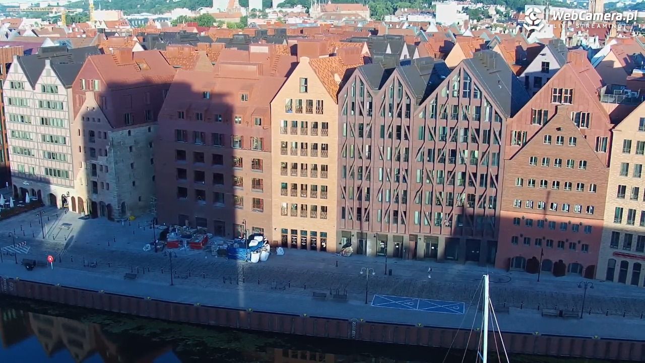 GDAŃSK - widok na Stare Miasto - 23 czerwiec 2026, 05:25