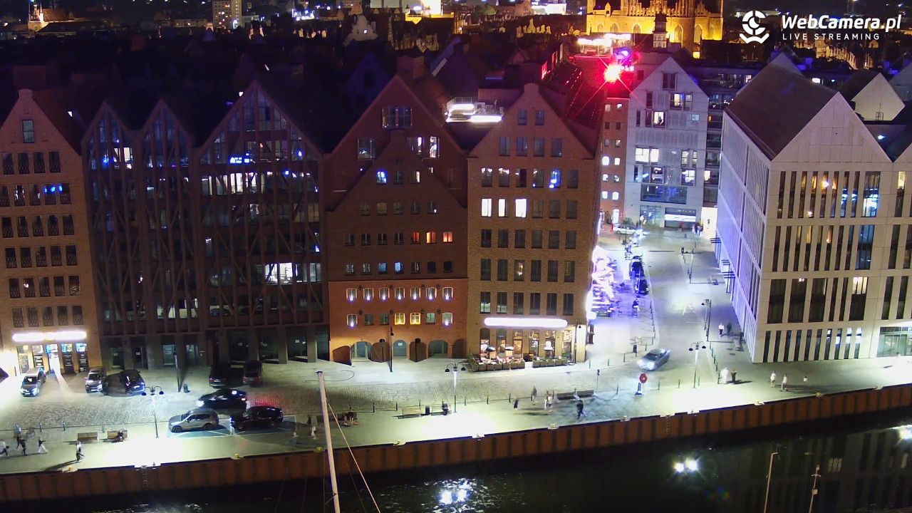 GDAŃSK - widok na Stare Miasto - 31 lipiec 2026, 23:22