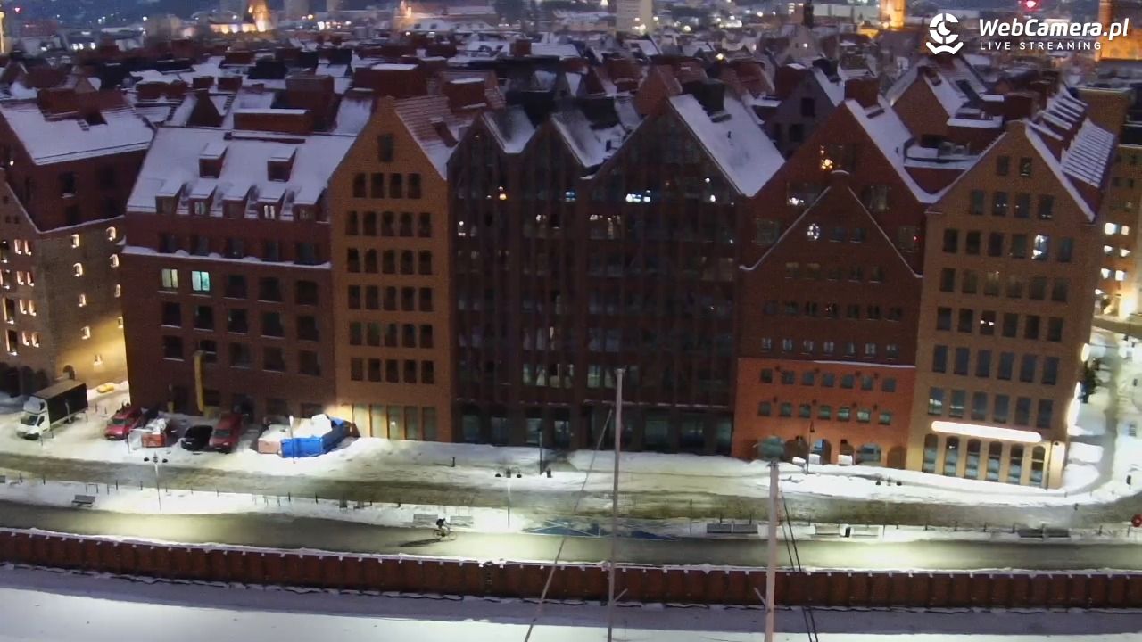 GDAŃSK - widok na Stare Miasto - 29 styczeń 2026, 07:03