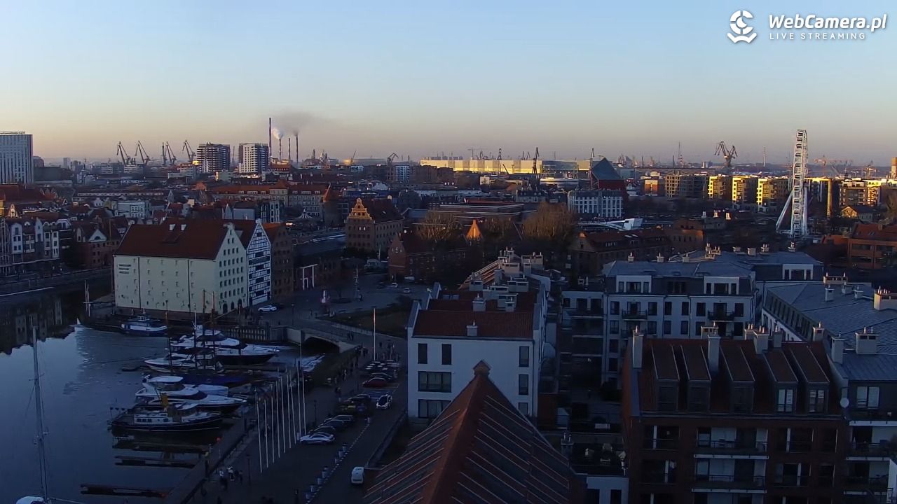 GDAŃSK - widok na Stare Miasto - 06 marzec 2026, 17:10