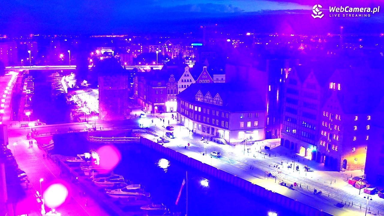 GDAŃSK - widok na Stare Miasto - 15 wresień 2025, 19:47