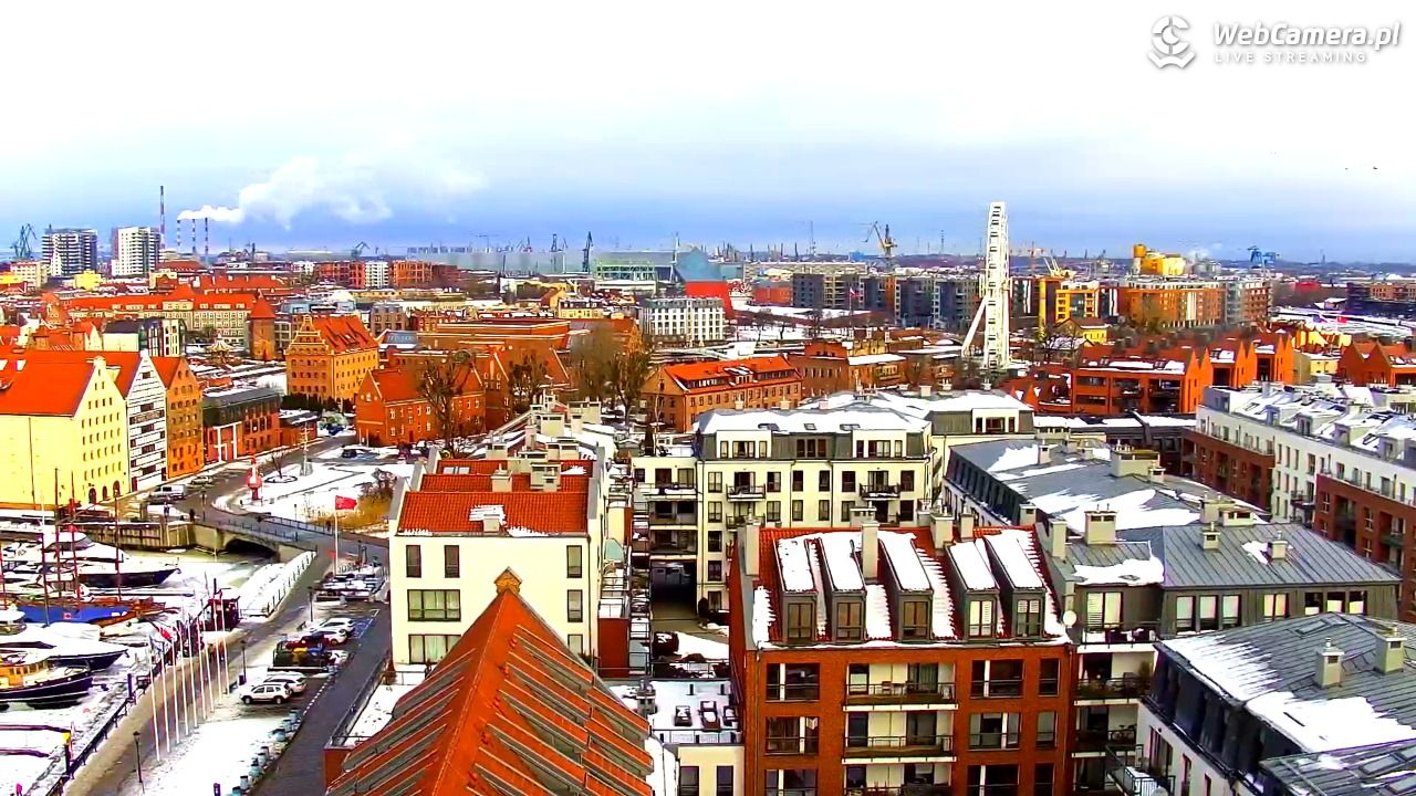 GDAŃSK - widok na Stare Miasto - 23 luty 2026, 09:38