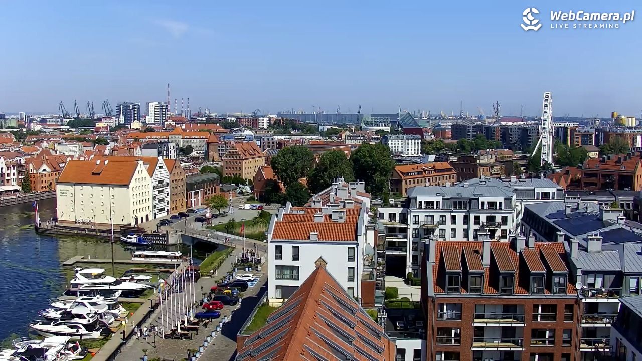 GDAŃSK - widok na Stare Miasto - 21 czerwiec 2026, 10:53