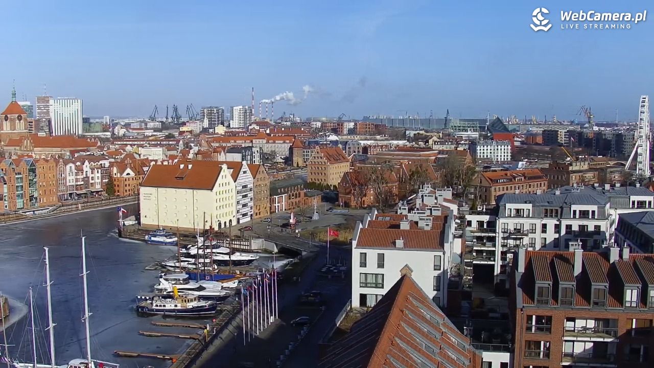 GDAŃSK - widok na Stare Miasto - 04 marzec 2026, 09:27
