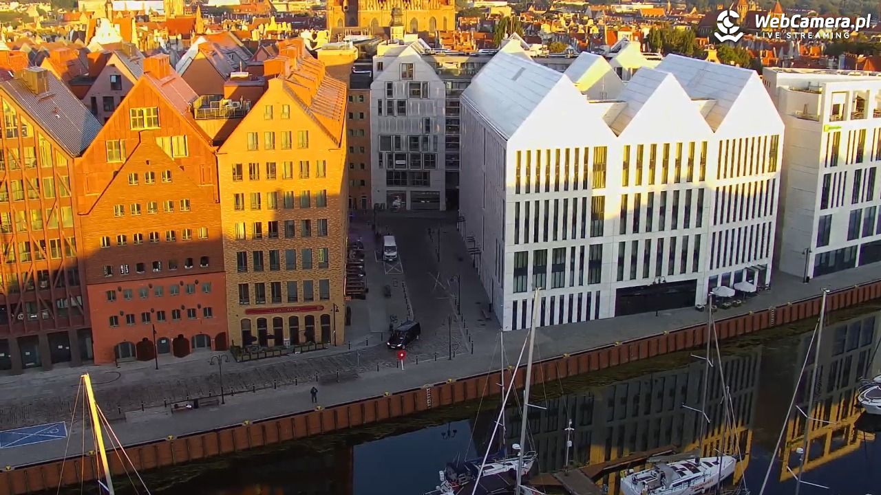 GDAŃSK - widok na Stare Miasto - 24 sierpień 2026, 06:05
