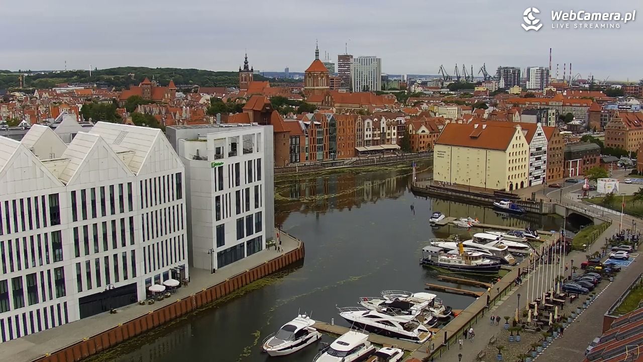 GDAŃSK - widok na Stare Miasto - 25 lipiec 2026, 08:40