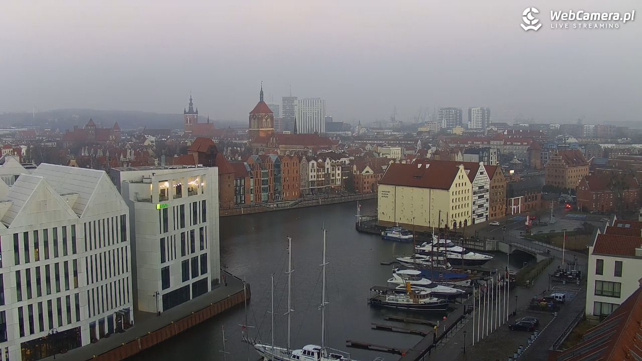GDAŃSK - widok na Stare Miasto - 19 grudzień 2025, 07:49