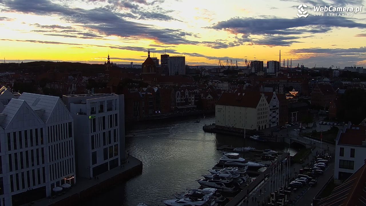 GDAŃSK - widok na Stare Miasto - 09 lipiec 2026, 21:15