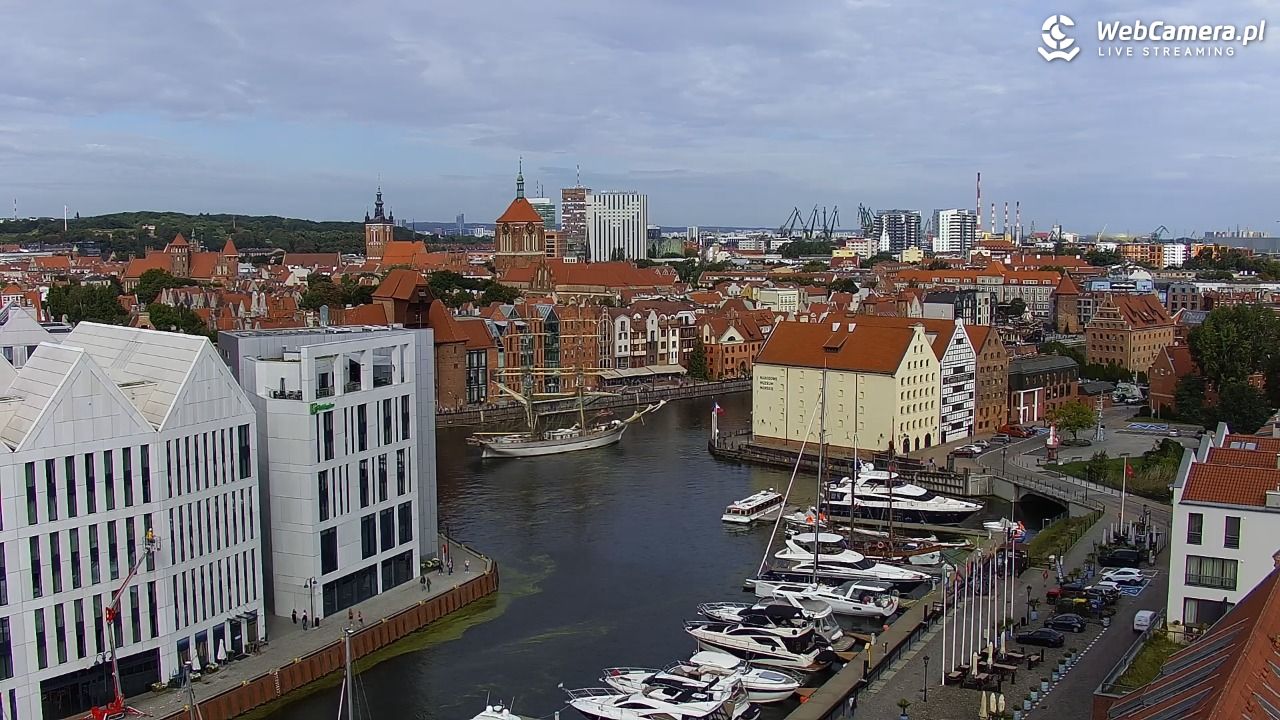 GDAŃSK - widok na Stare Miasto - 07 wresień 2026, 10:18