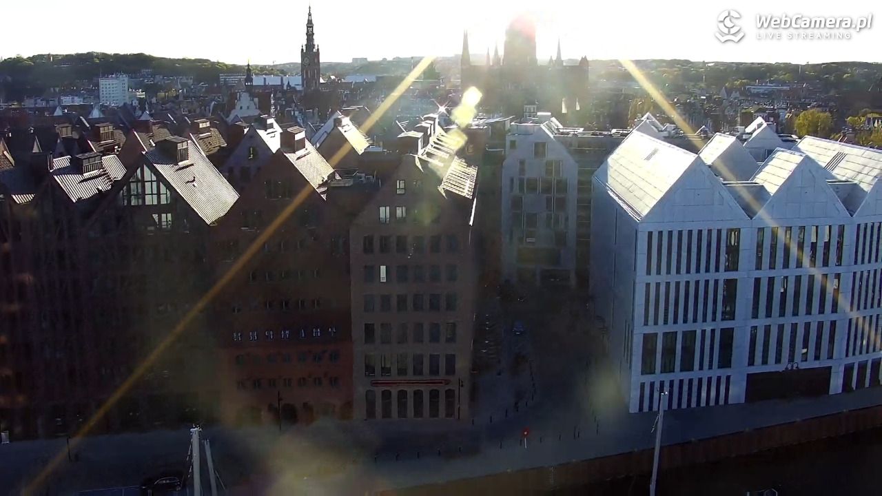 GDAŃSK - widok na Stare Miasto - 26 kwiecień 2026, 19:09