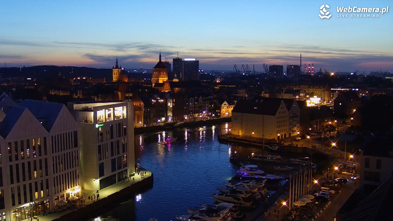 GDAŃSK - widok na Stare Miasto - 27 czerwiec 2026, 22:29