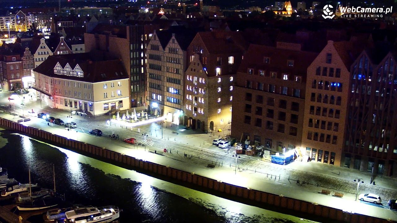 GDAŃSK - widok na Stare Miasto - 11 lipiec 2026, 23:52