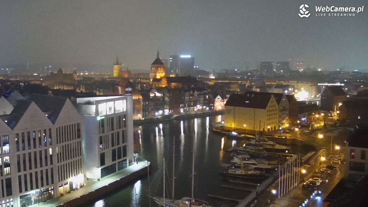 GDAŃSK - widok na Stare Miasto - 05 styczeń 2026, 19:27