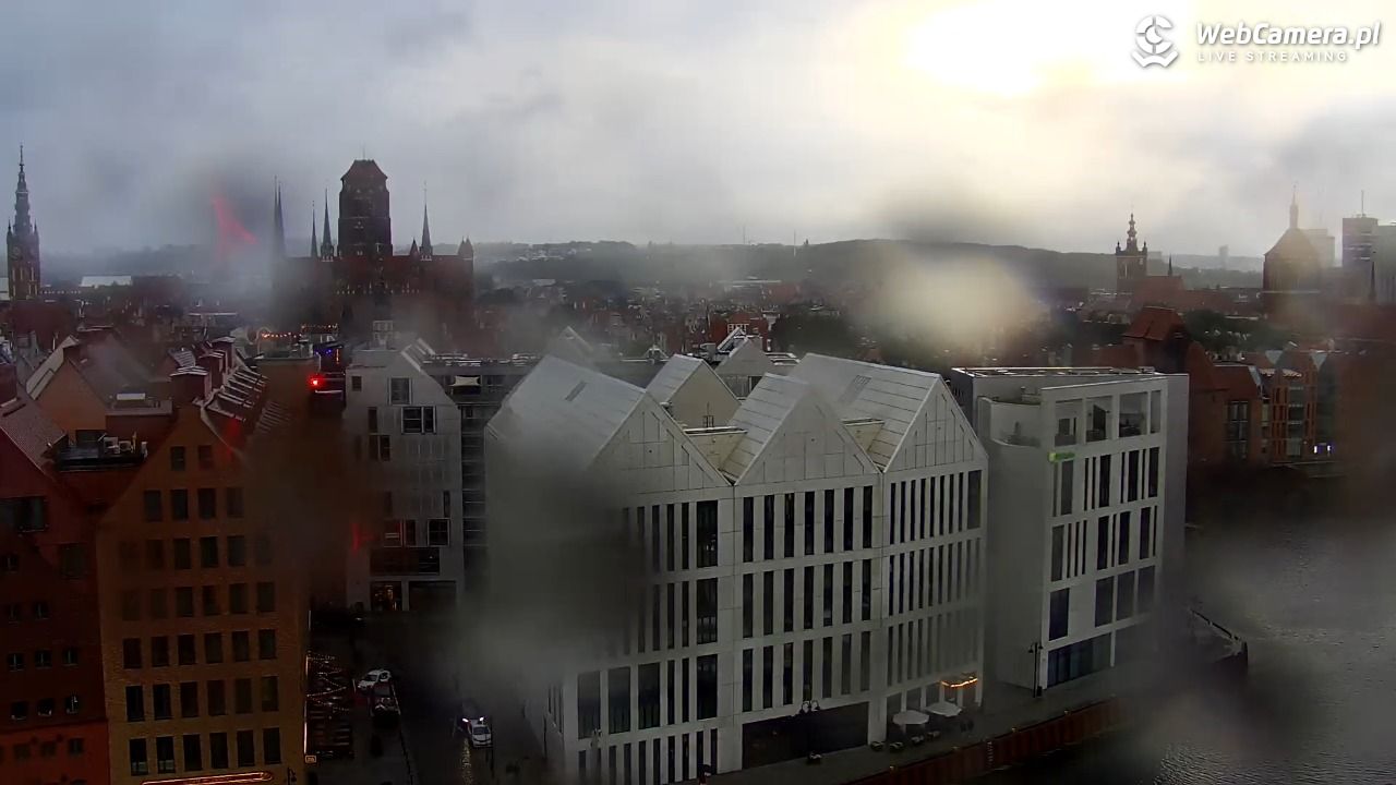 GDAŃSK - widok na Stare Miasto - 07 lipiec 2026, 20:35