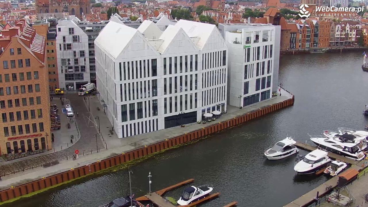 GDAŃSK - widok na Stare Miasto - 21 lipiec 2026, 08:40