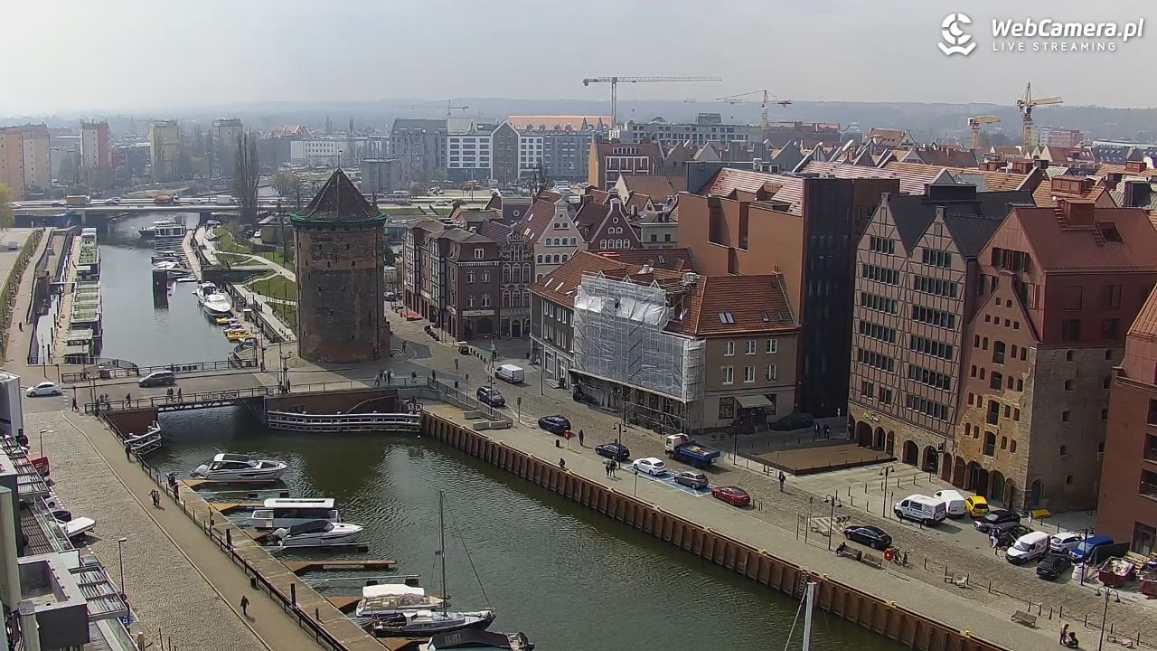 GDAŃSK - widok na Stare Miasto - 15 kwiecień 2026, 12:10