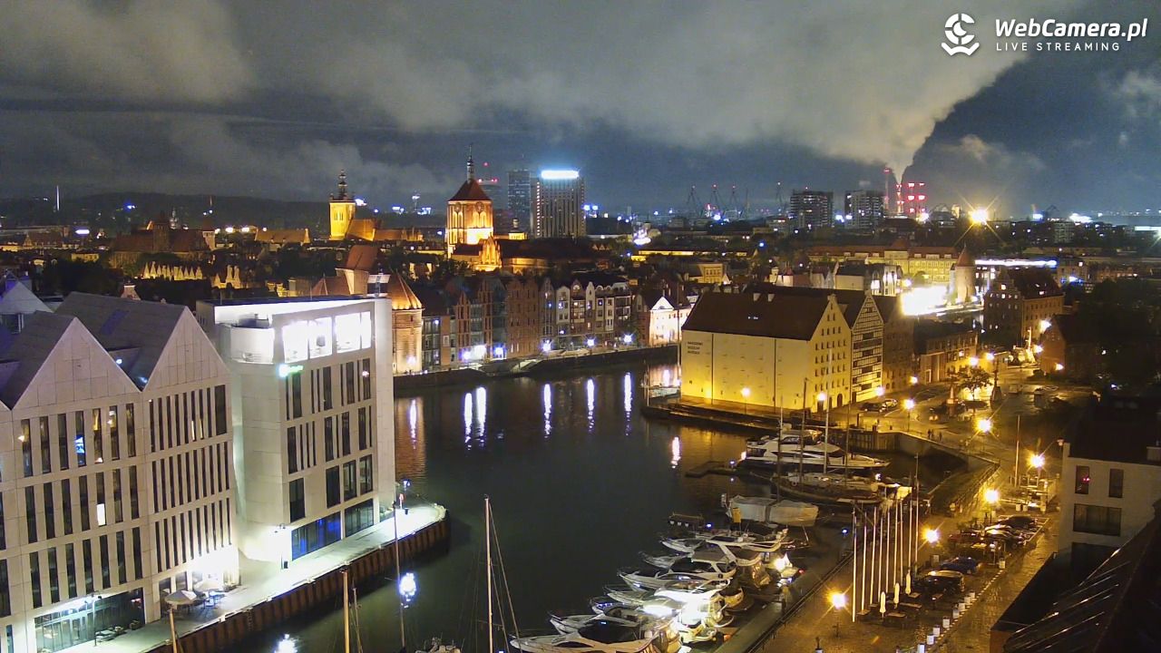 GDAŃSK - widok na Stare Miasto - 15 maj 2026, 23:52