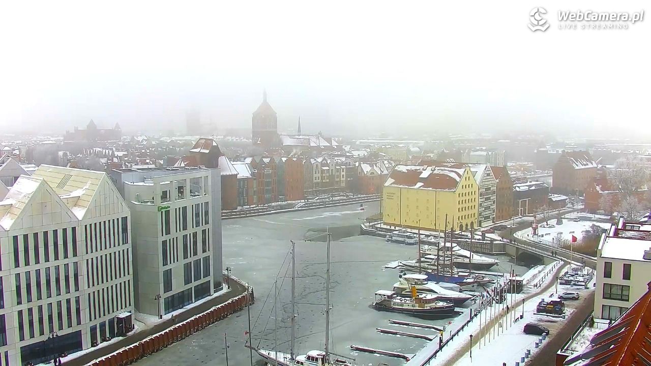 GDAŃSK - widok na Stare Miasto - 17 styczeń 2026, 12:49