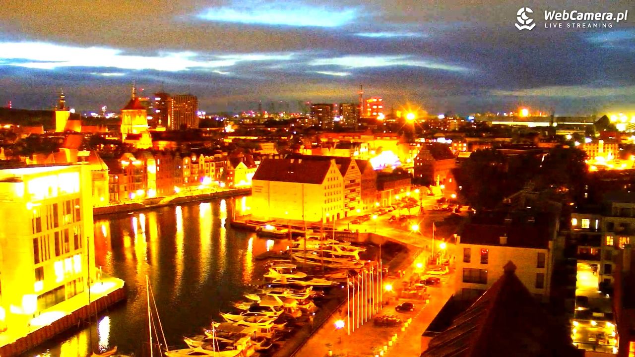 GDAŃSK - widok na Stare Miasto - 15 wresień 2025, 19:52