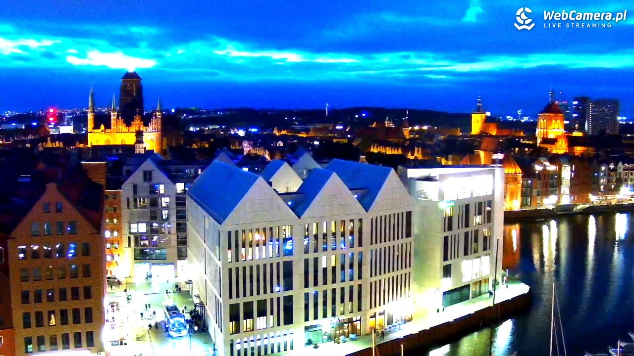 GDAŃSK - widok na Stare Miasto - 15 wresień 2025, 19:50