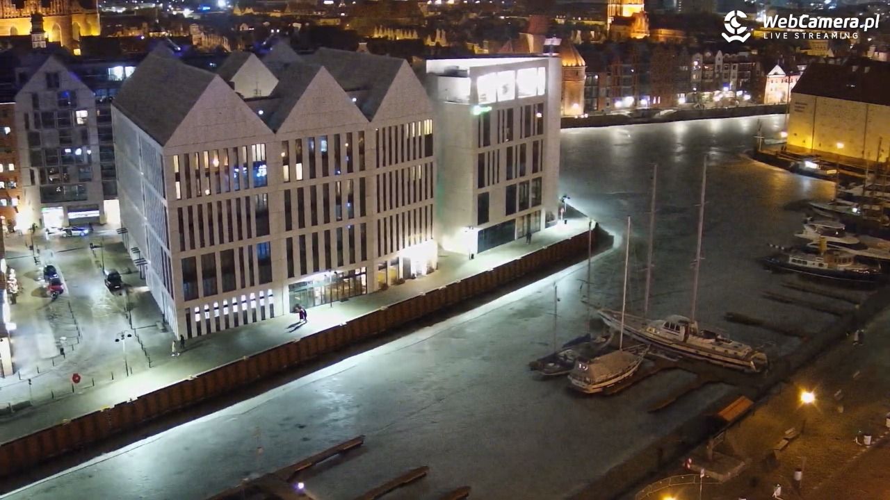 GDAŃSK - widok na Stare Miasto - 02 marzec 2026, 20:49