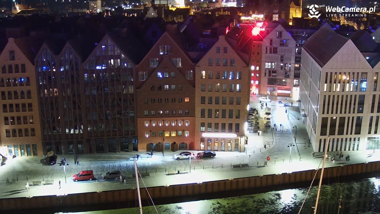 GDAŃSK - widok na Stare Miasto - 21 czerwiec 2026, 01:11