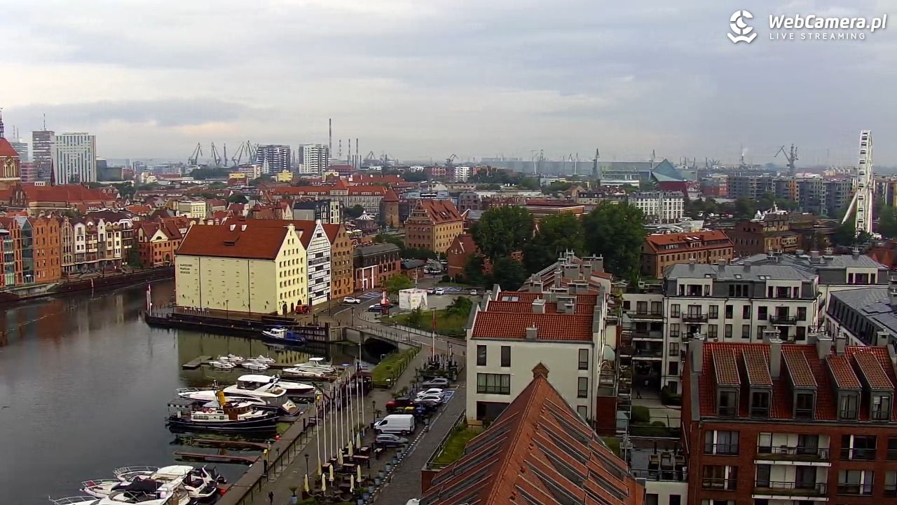 GDAŃSK - widok na Stare Miasto - 27 lipiec 2026, 08:10