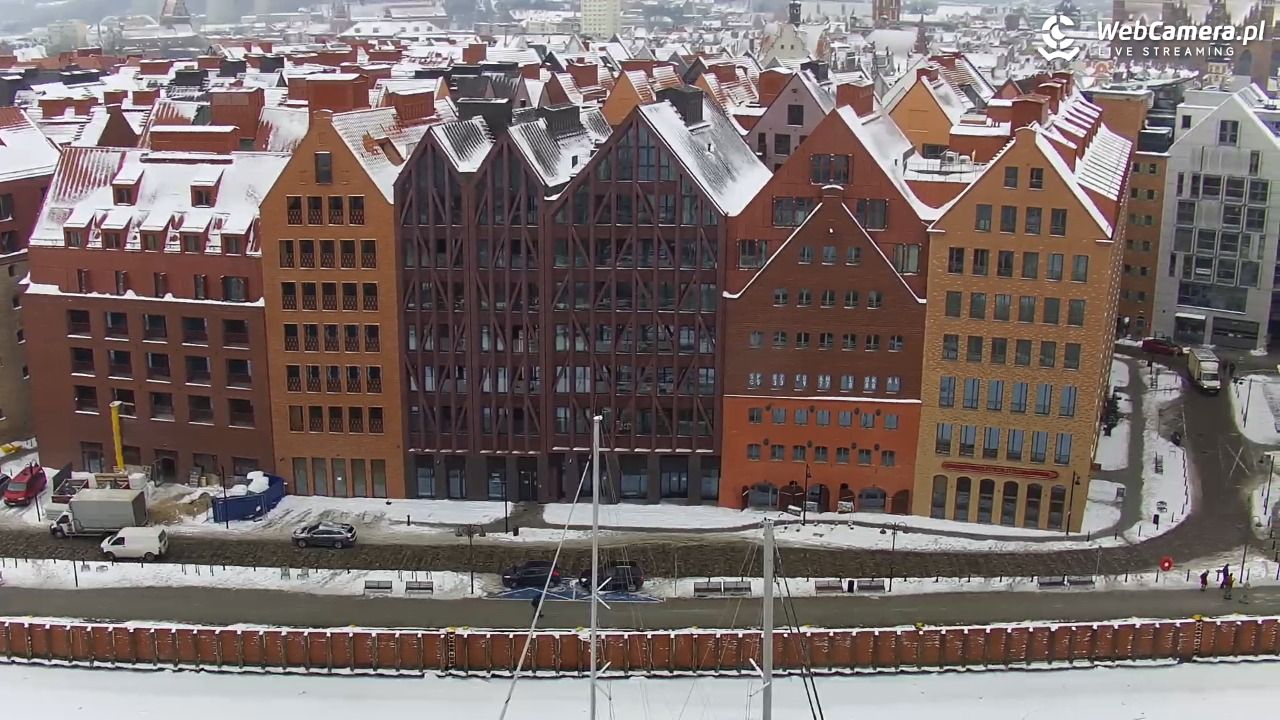 GDAŃSK - widok na Stare Miasto - 09 luty 2026, 13:16
