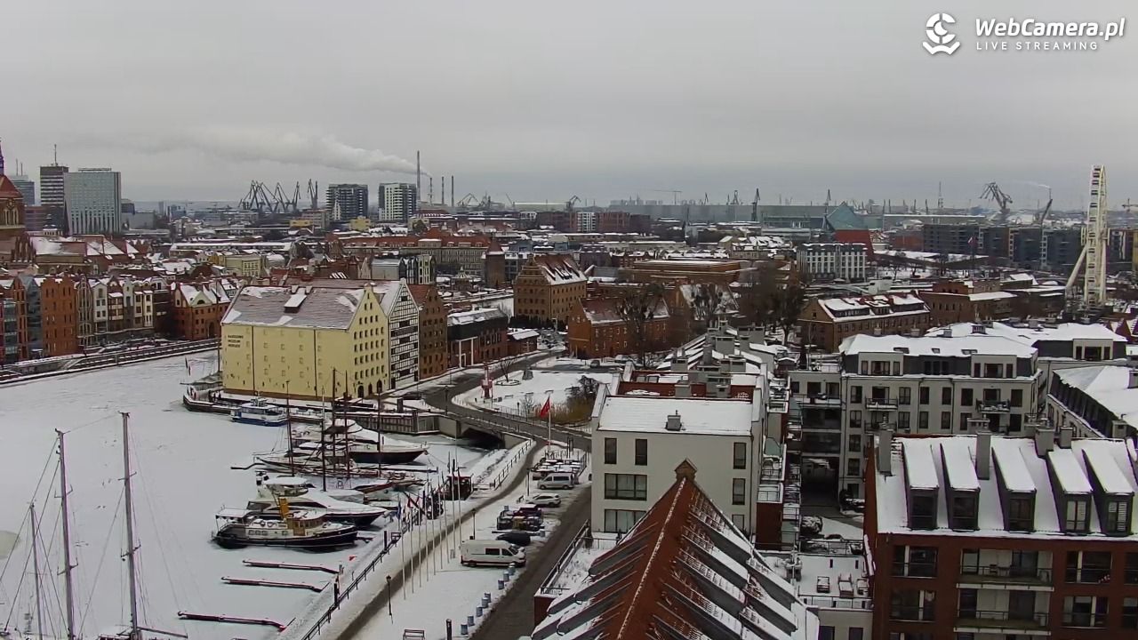 GDAŃSK - widok na Stare Miasto - 29 styczeń 2026, 11:31