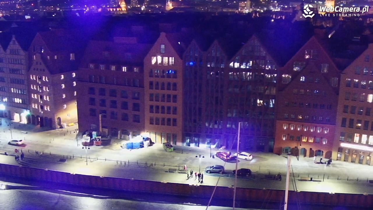 GDAŃSK - widok na Stare Miasto - 05 marzec 2026, 19:00