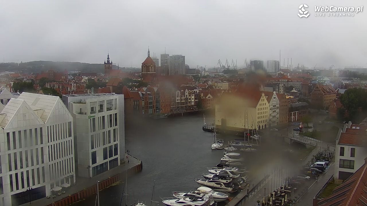 GDAŃSK - widok na Stare Miasto - 22 sierpień 2026, 08:34
