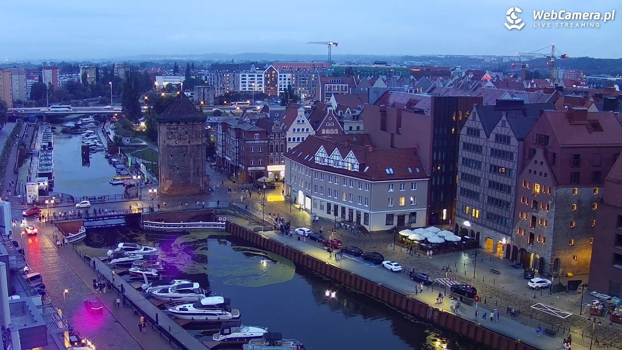 GDAŃSK - widok na Stare Miasto - 01 sierpień 2026, 20:56